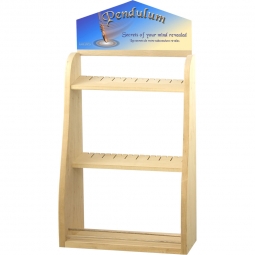 Pendulum Counter Top Empty Wood Display (each)