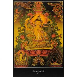 Nepalese Altar Information Card - Manjushri (Each)