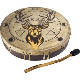 Ceremonial Drum - Stag w/ Moon Phases (Each)