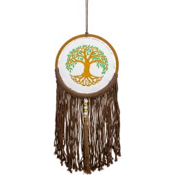 Embroidered Wall Hanging w/ Fringe - Tree of Life (Each)