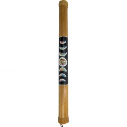 Bamboo Painted Rainstick - Moon Phases - Large (Each)