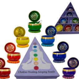 Mini Singing Bowl Set  - Chakras (Each)