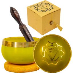 Mini Chakra Singing Bowl Yellow - Solar Plexus (Each)