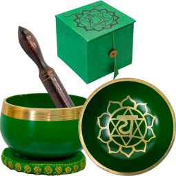 Mini Chakra Singing Bowl Green - Heart (Each)