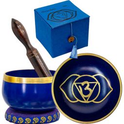 Mini Chakra Singing Bowl Cobalt - Third Eye (Each)