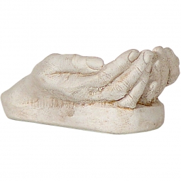 Gypsum Cement Figurine Empty Gods Hands (each)