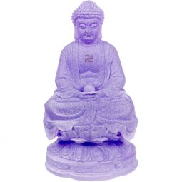 Frosted Acrylic Feng Shui Figurines Meditating Buddha - Purple (each)