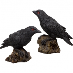 Raven Figurine Small (Set of 2)