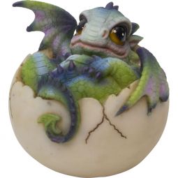 Polyresin Hatching Dragon Figurine - Peeking (Each)