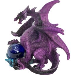 Dragon Figurine w/ Sphere - Purple (Each)