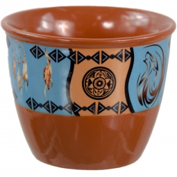 Ceramic Smudge Pot - Native (Each)