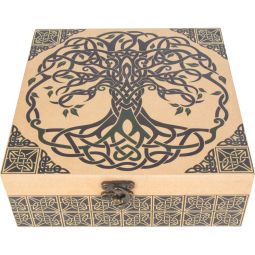 Printed Wood Box - Tree of Life (Each)