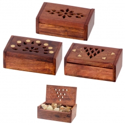 Granular Incense Wood Boxes - Astd Designs (Set of 3)