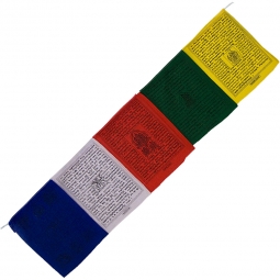 Tibetan Prayer Flag 25 Flaps 144" Traditional (Each)
