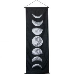 Cotton Hand Printed Banner - Moon Phases (Each)