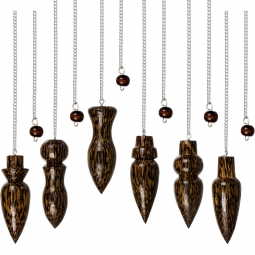 Coconut Wood Pendulums (set of 6)