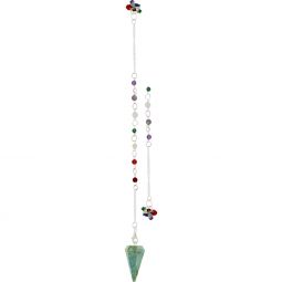Pendulum Chakra Chain Hexagonal Turquoise (Each)