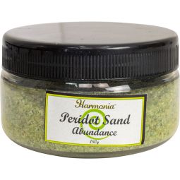 Gemstone Sand Jar 180 gr - Peridot (Each)