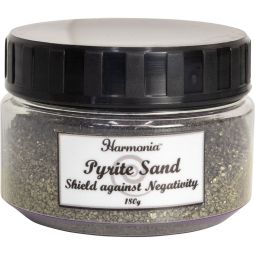 Gemstone Sand Jar 180 gr - Pyrite (Each)