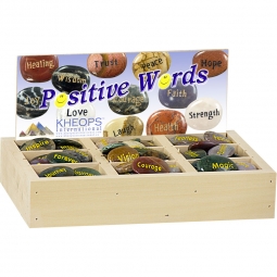 Positive Words Worry Stones  Display Package (package)