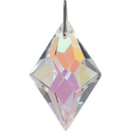 Prism Crystal 38mm Faceted Diamond AB (Each)