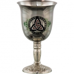 Chalice Stainless Steel w/Print Triquetra (Each)