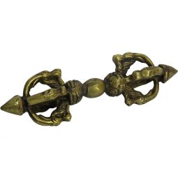 Ritual Tool 4.25in Double Dorje - Brass (Each)