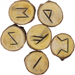 Poplar Wood Rune Set (each)
