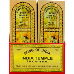 India Temple Incense Display 60 gr (pack of 18)