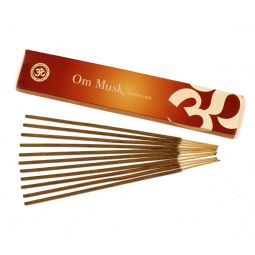 Om Incense 15 gr - Musk (Pack of 12)