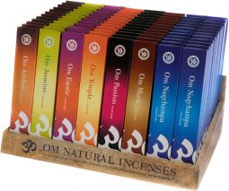 Om Incense Package #2 - 8 asst'd Fragrances - 96 boxes - 96 samples (Each)