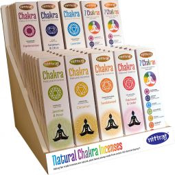Nitiraj Natural Chakras Incense - Full Display