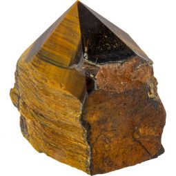 Gemstone Polished Top Points by the Flat - Tiger Eye (6-8lbs)