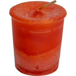 Chakra Votive candle Sacral-Orange (box of 18)