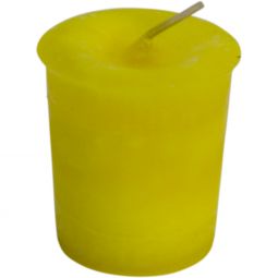 Chakra Votive candle Solar Plexus-Yellow (box of 18)