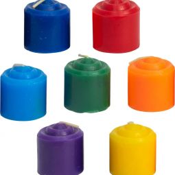 Chakra Mini Votive Meditation Candles (Set of 7)