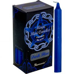 Harmonia Mini Ritual Candles - Dark Blue (Pack of 20)