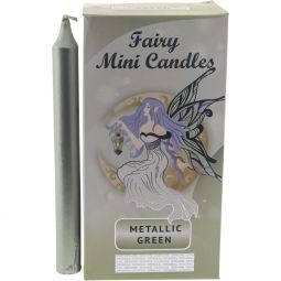Harmonia Mini Ritual Candles Metallic Green Moss (Pack of 20)