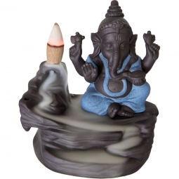 Ceramic Backflow Incense Burner - Ganesha (Each)