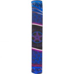 Glass Printed Incense Holder - Pentacle (Each)