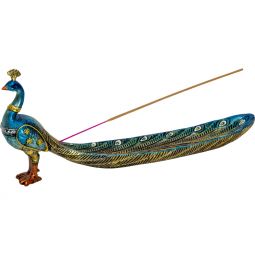 Polyresin Incense Holder - Peacock (Each)