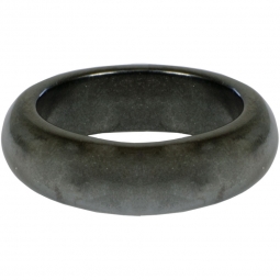 Hematite Ring Plain Round Band Magnetic (Pk 50)