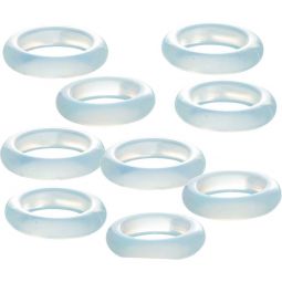 Gemstone Rounded Opalite Rings  (Pack of 25)