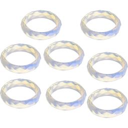 Gemstone Faceted Opalite Rings (Pack of 25)