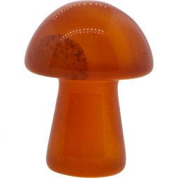 Gemstone Mini Mushroom - Carnelian (Each)