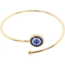 Adjustable Bracelet - Evil Eye Gold (Each)
