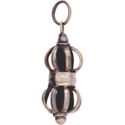 Tibetan Pendant Dorje Silver - Small (Each)