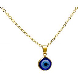 Evil Eye Protection Necklace - Blue Evil Eye Gold (Each)