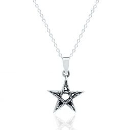 Celtic Night -Pendant Pentacle w/Siver Chain