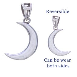 Double Side Moon Pendant
